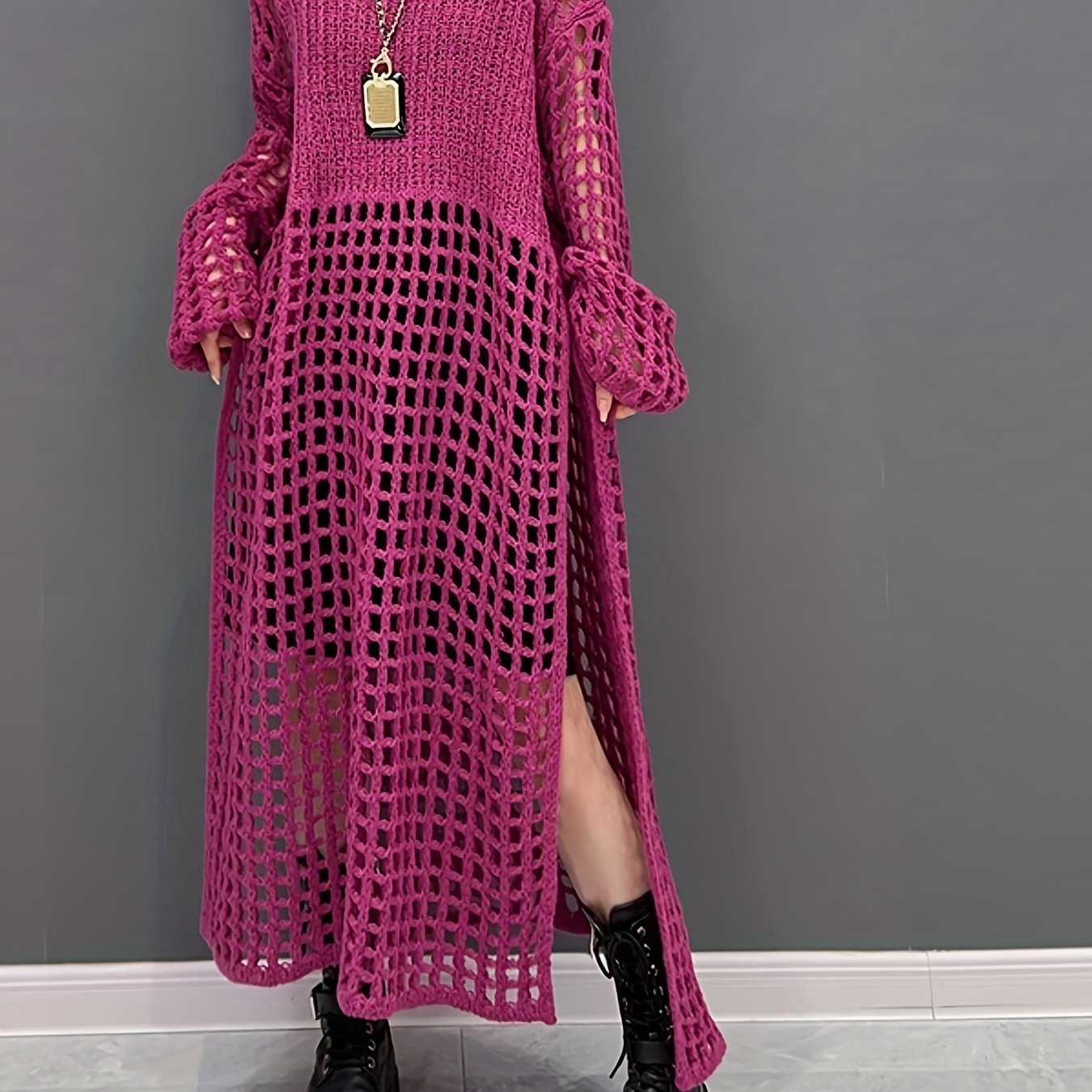 Lucky Brand Crochet Trim Maxi Dress - ShopStyle