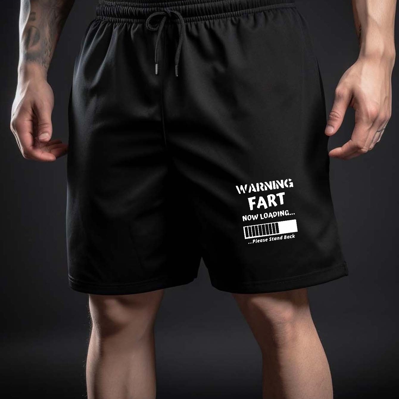 Mens Novelty Boxer Shorts - Warning Fart Loading!