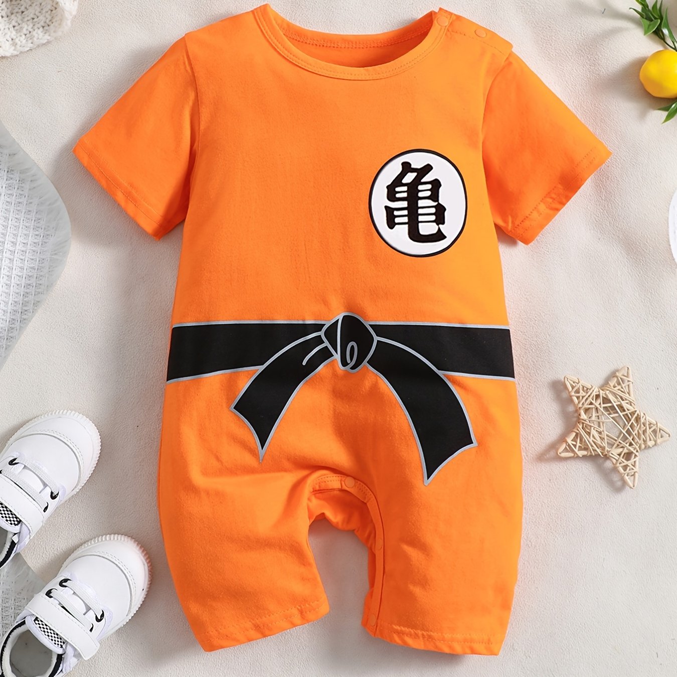 Baby Girls Dragon Ball Goku Costume Baby Boys Romper Jumpsuit Bodysuit  Outfits