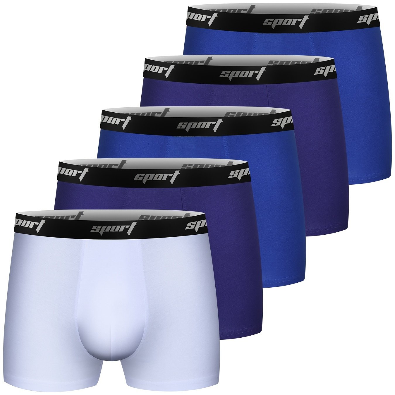 Men's Underwear Comfortable Boxer Briefs Wide Waistband - Temu