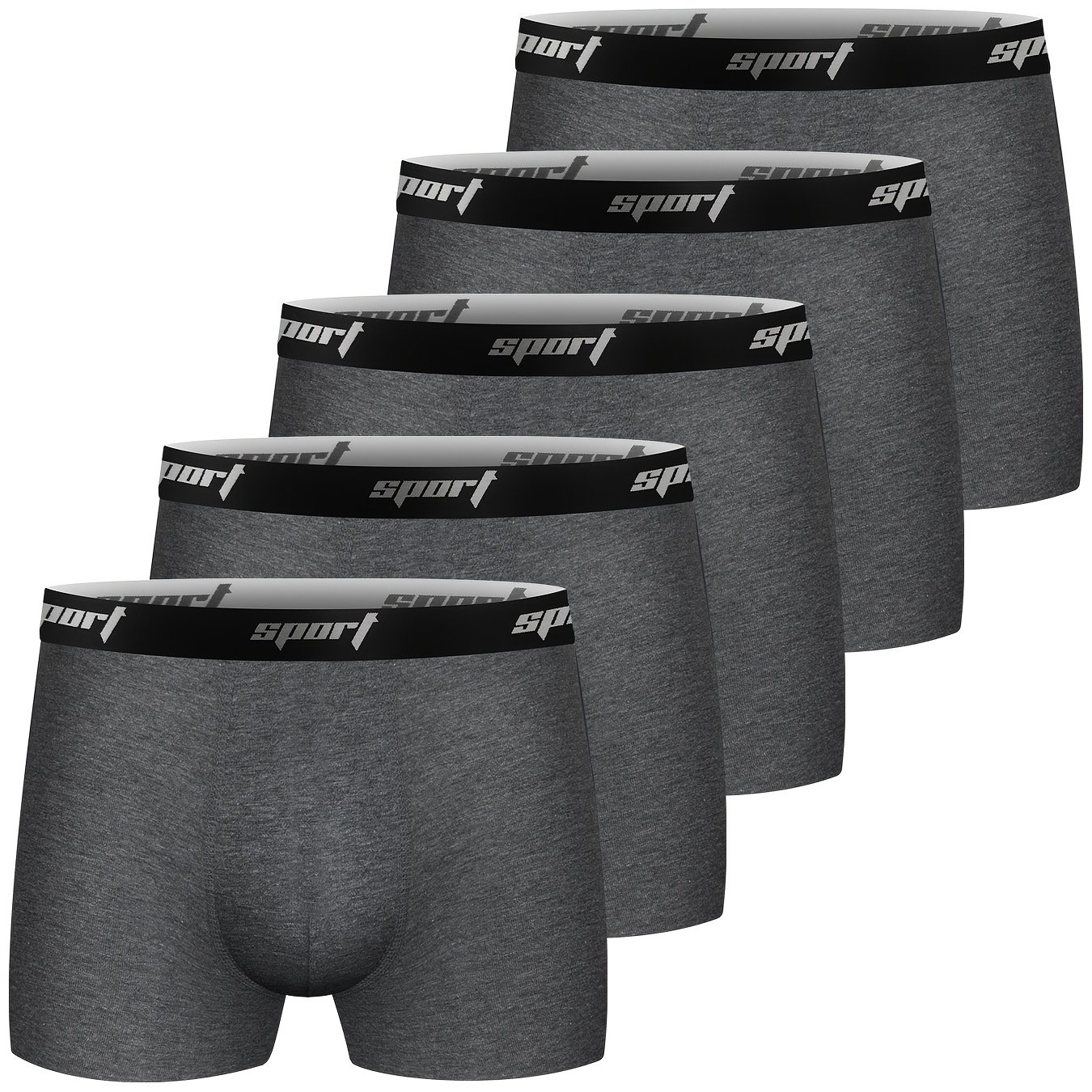 Men's Underwear Comfortable Boxer Briefs Wide Waistband - Temu