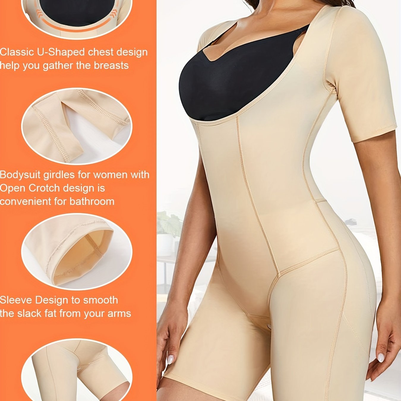 One Shoulder Shaping Jumpsuit Tummy Control Butt Lifting - Temu