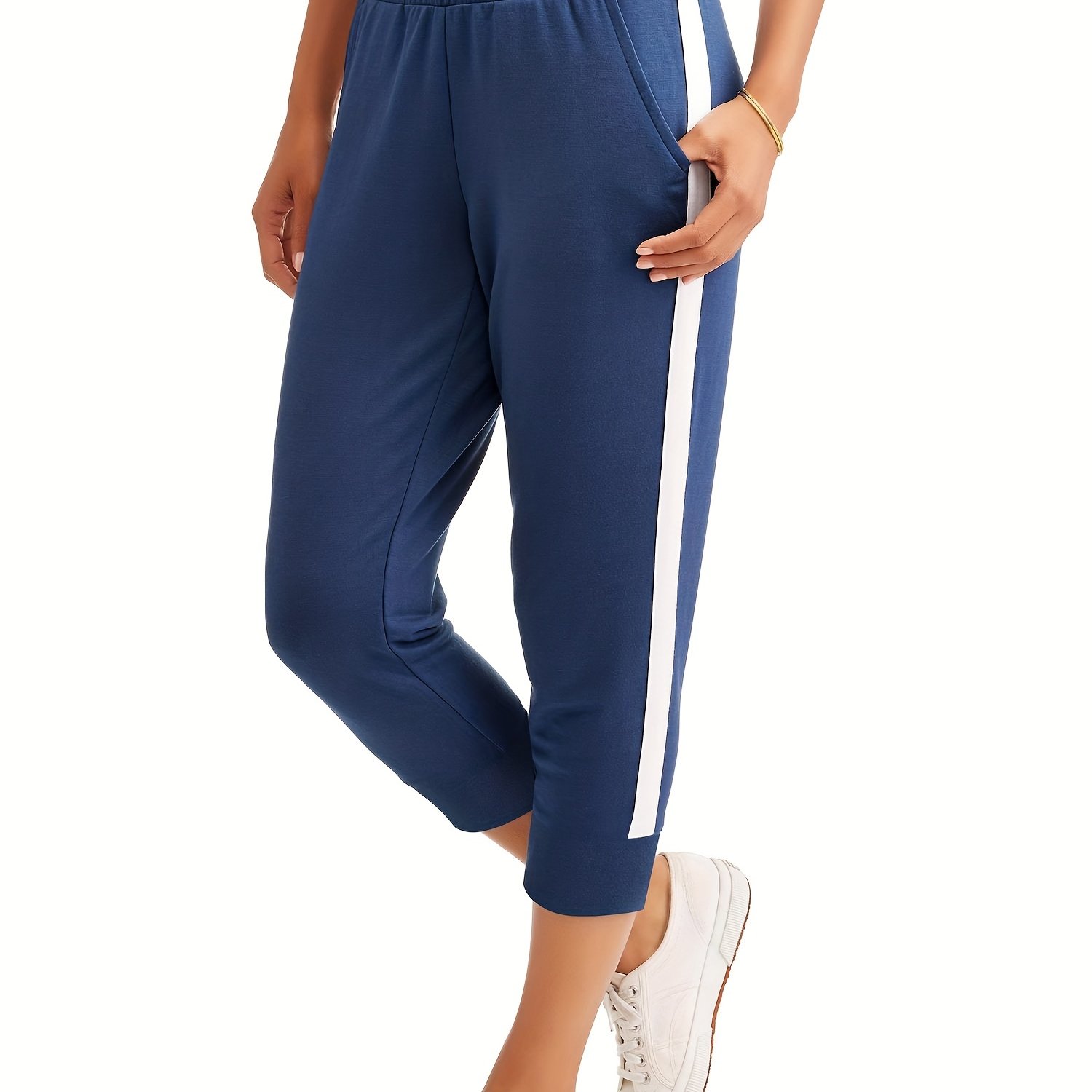 Capri sweatpants cheap with pockets