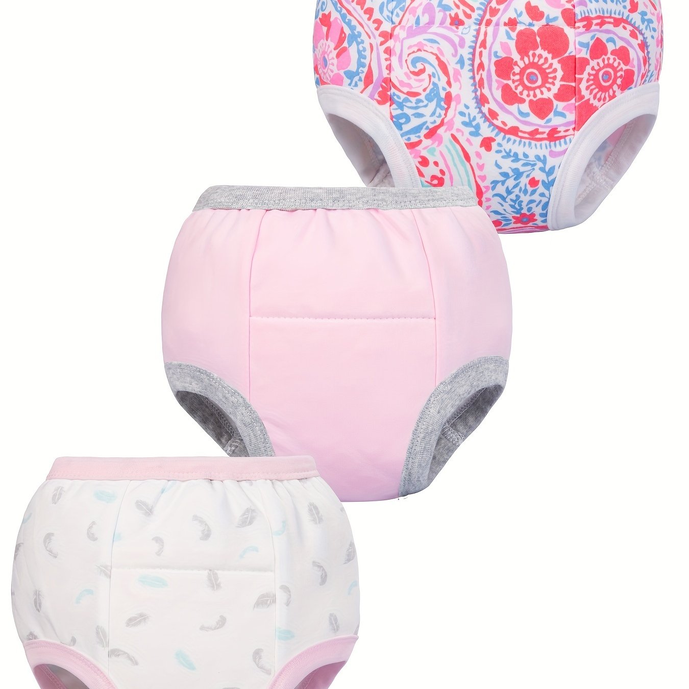 3pcs Children s Learning Potty Training Pants Baby Diaper Pants Breathable Cotton Hand Washable Machine Washable Shorts For 2 Years Old 3 Years Old