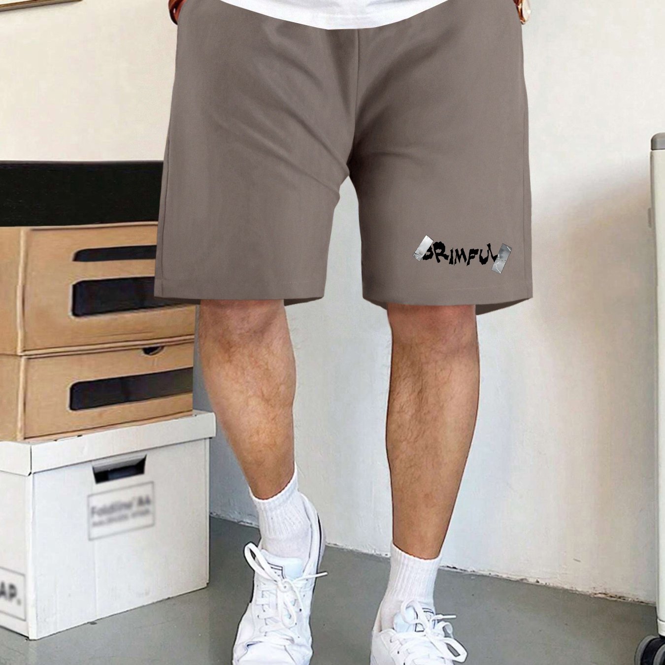 Pantalones Cortos Hombre Estampado Gráfico loyal - Temu