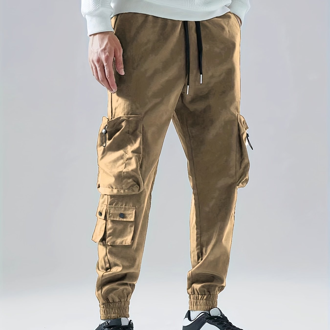 Quick drying Drawstring Casual Pants Hiking Mountaineering - Temu