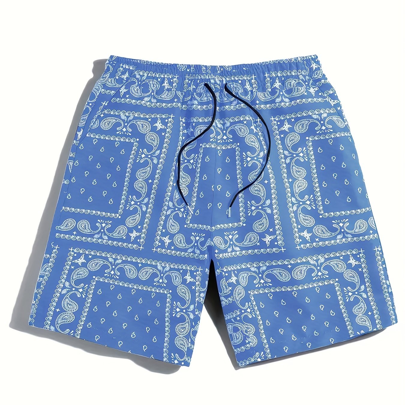 Blue Bandana Shorts 7