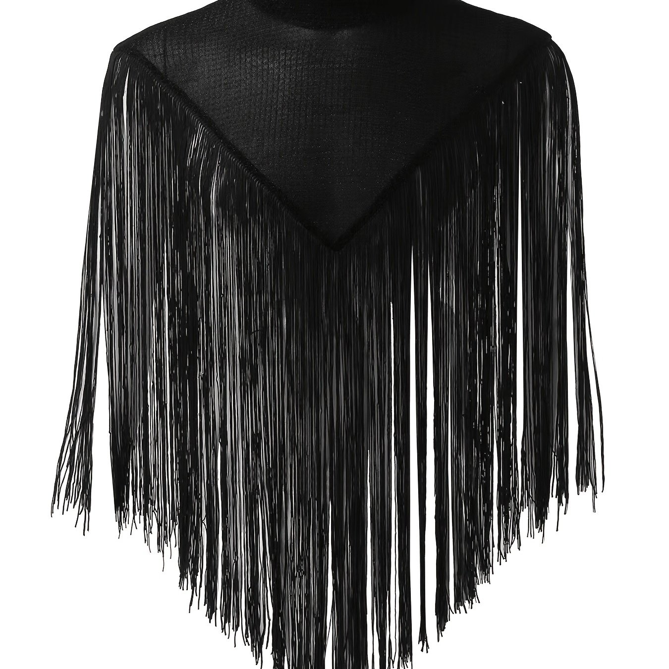 2023 ' Stage Stitching Sleeveless Cape Sexy Trade Fashion European And N Men' Clothing High-necked Fringed Vest Vest Women's Hiking And Outdoor Casual Vest Men And Women Wear Sunscreen