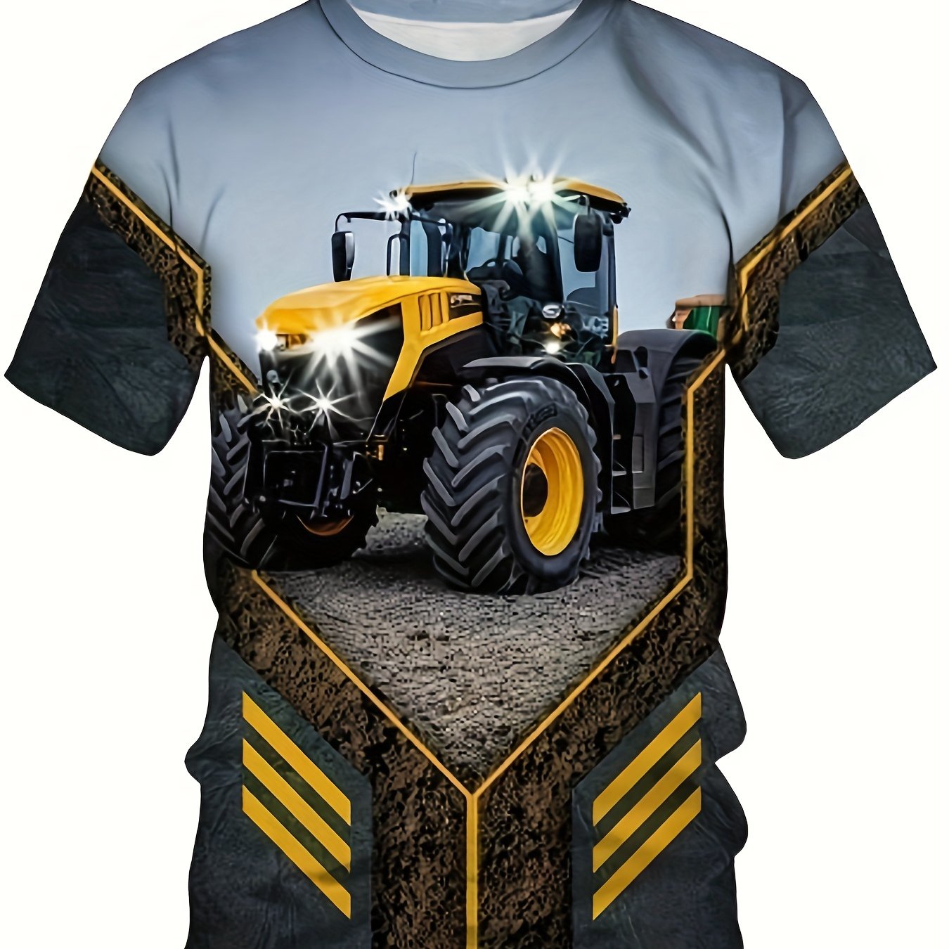camiseta estampado tractor niño camiseta - Temu, image size:1350x1350