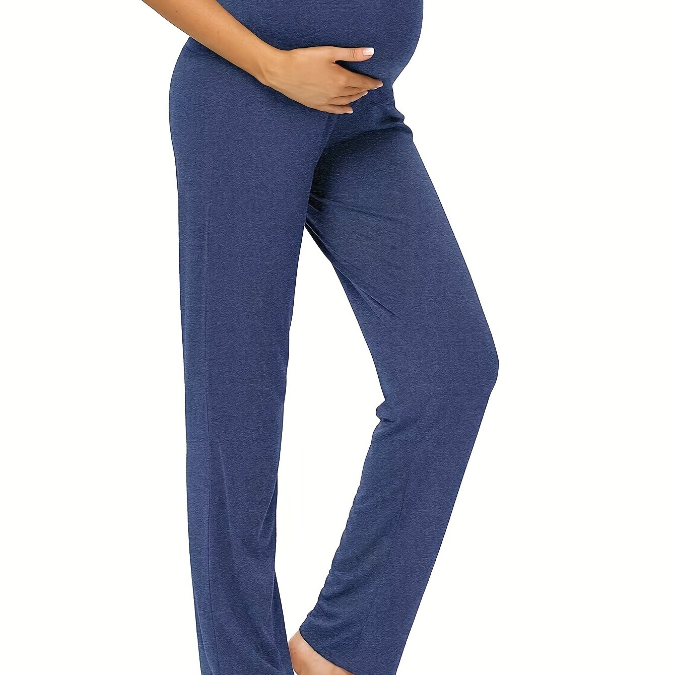 Maternity Trousers Women's Tummy Control Pants Spring Autumn - Temu