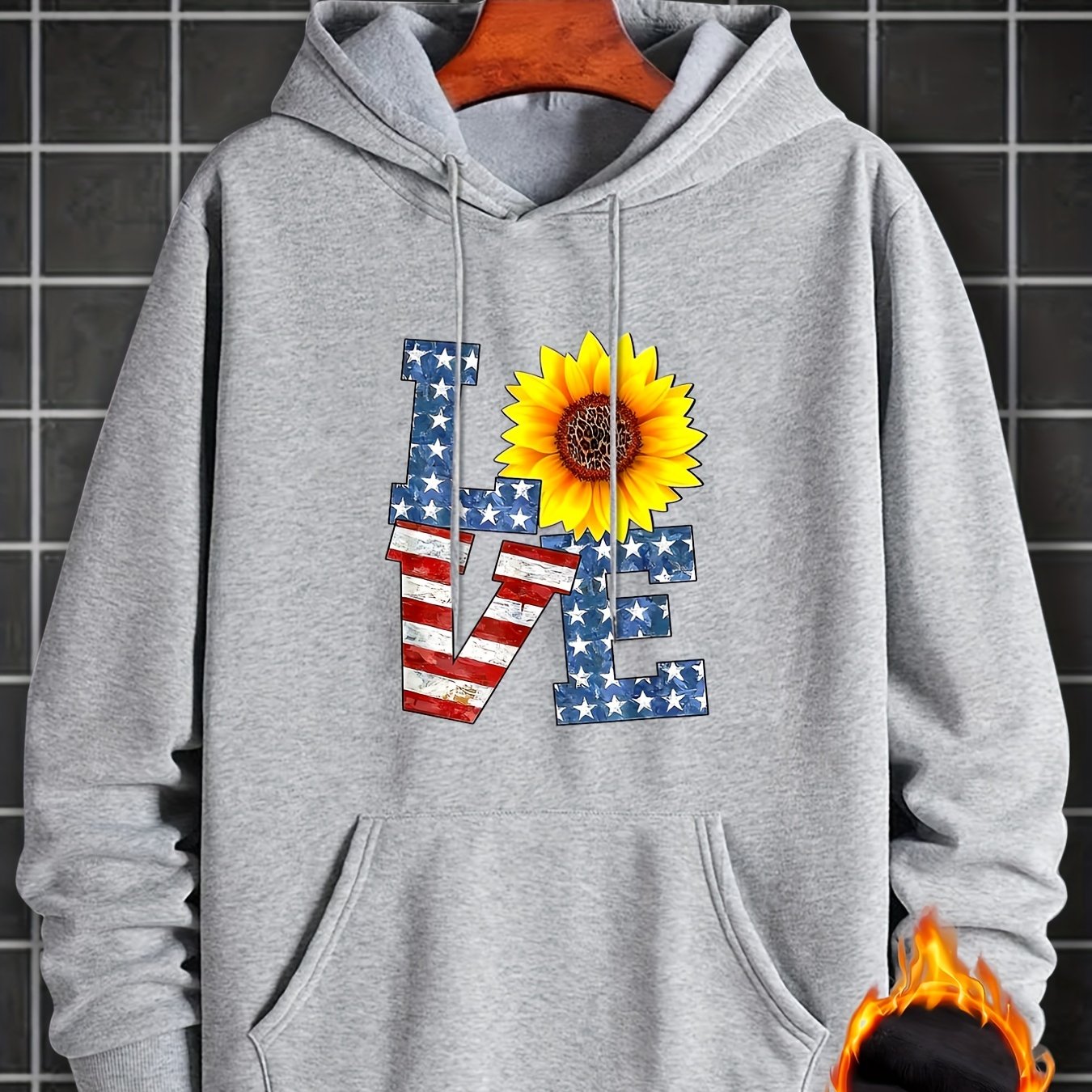 Mens discount sunflower hoodie