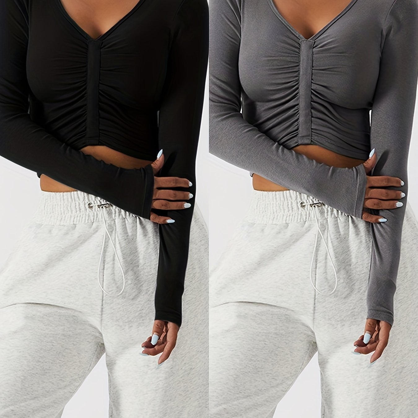 Elastic Tight fitting Pleated Ruffle Tops Comfortable And - Temu Saudi  Arabia