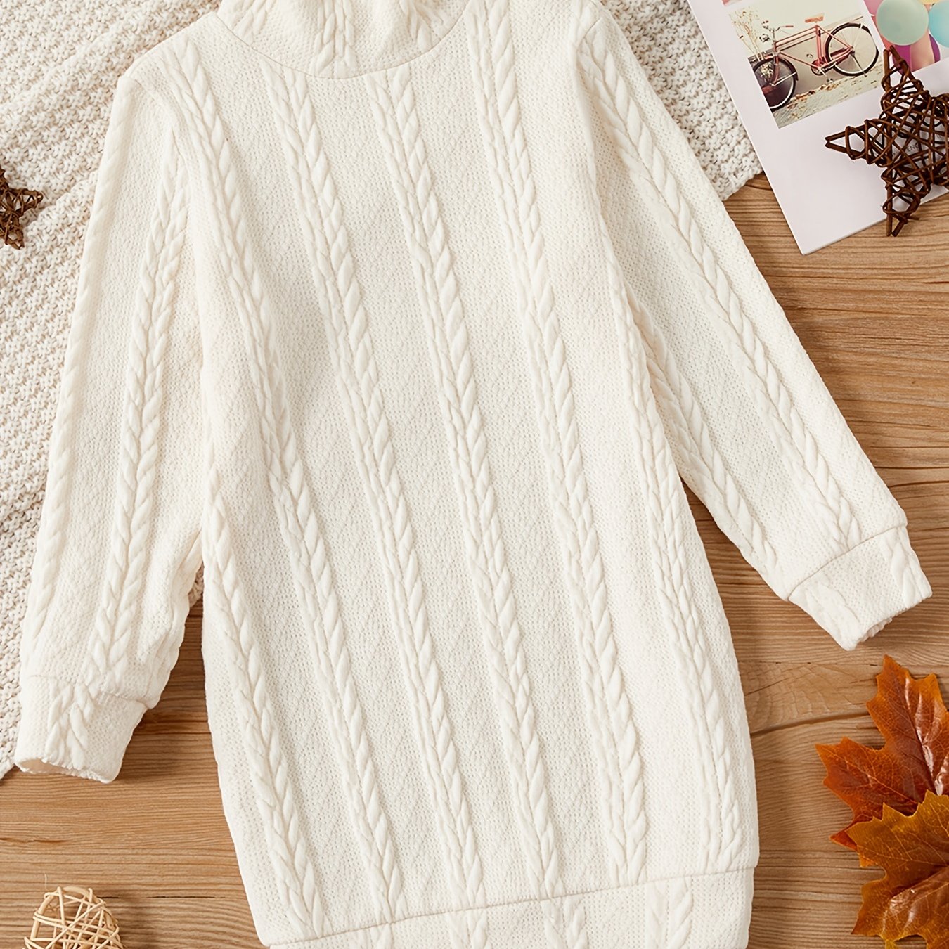 Girls cable knit sweater on sale dress