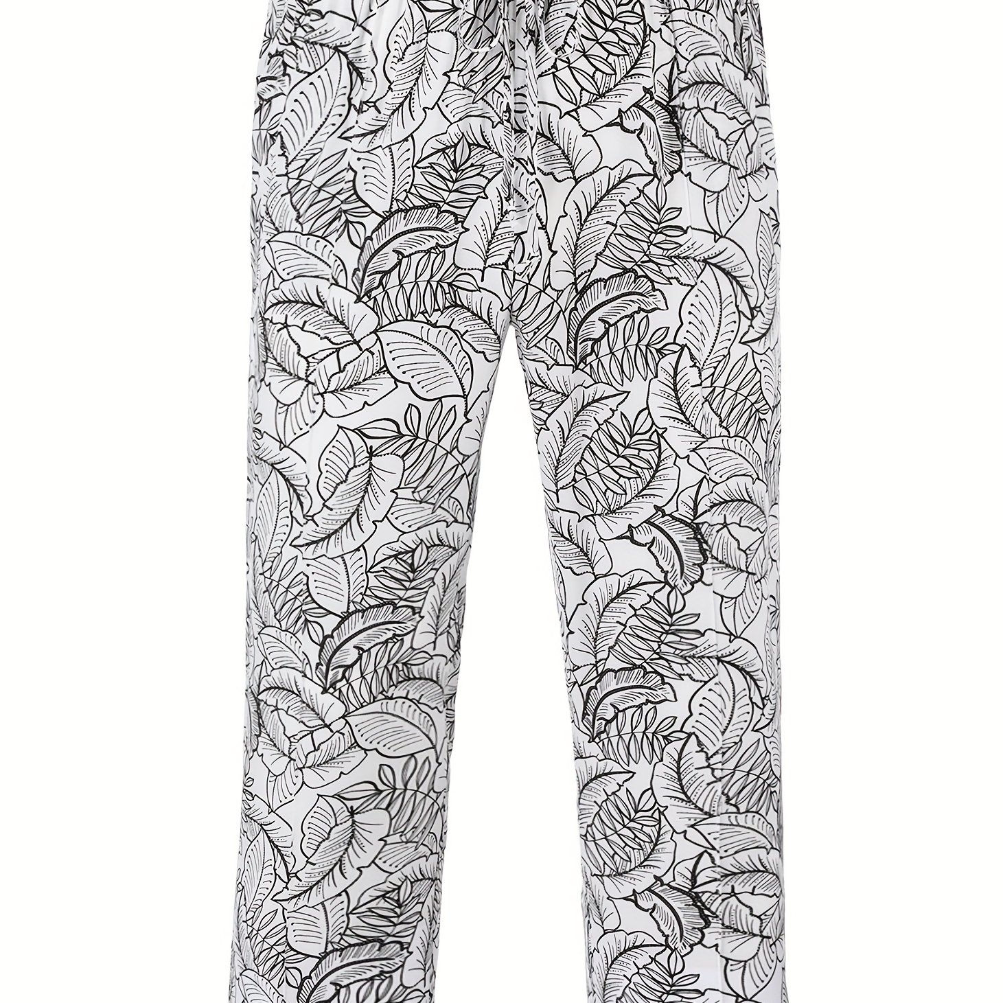 Black & White floral printed pants set - Style 379 – CAN