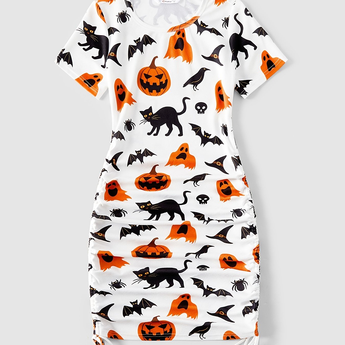 Halloween Party Family Matching Cotton Bat Graphic Short*sleeve T