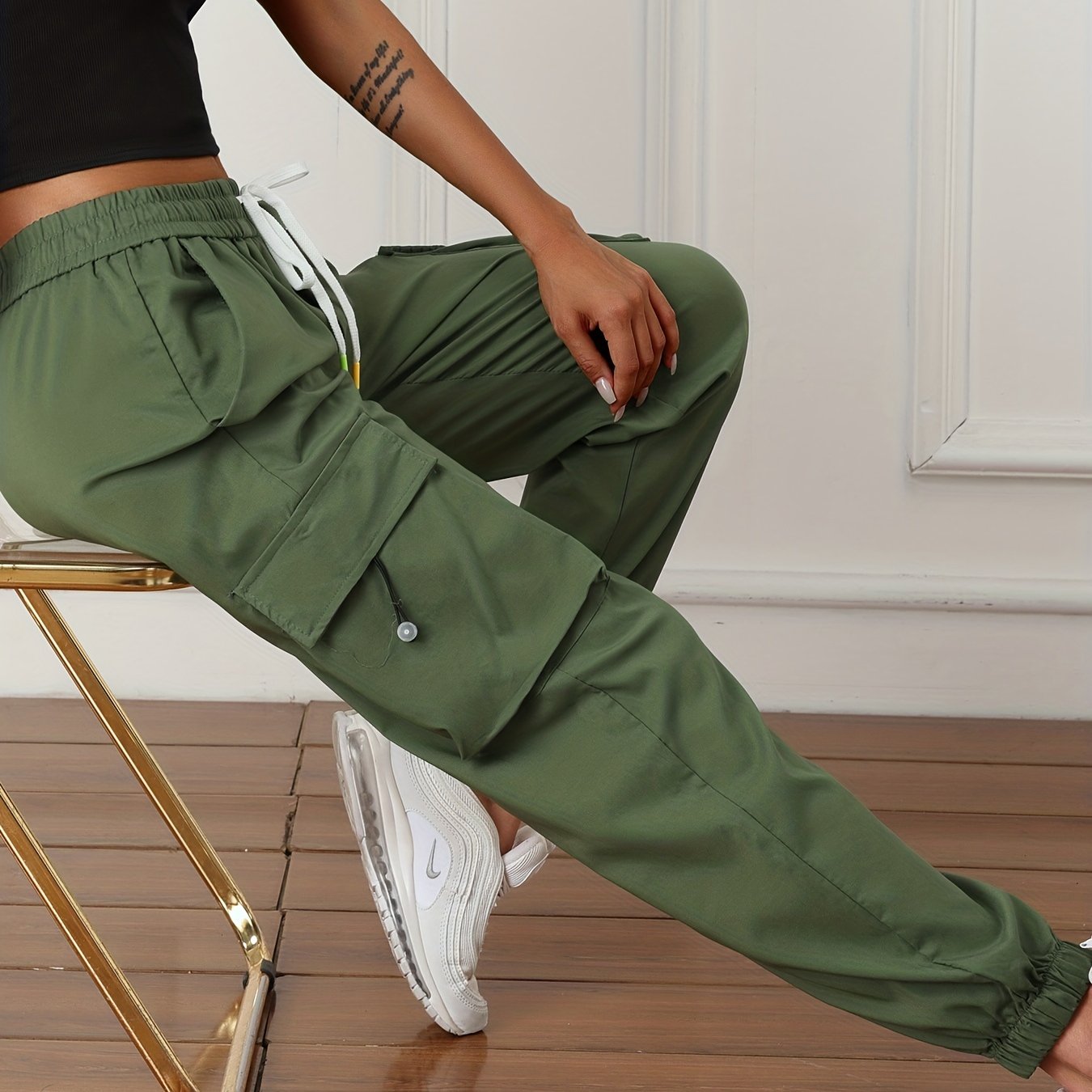 Y2k Jogger Cargo Pants Streetwear Gothic Casual Baggy Pants - Temu Chile