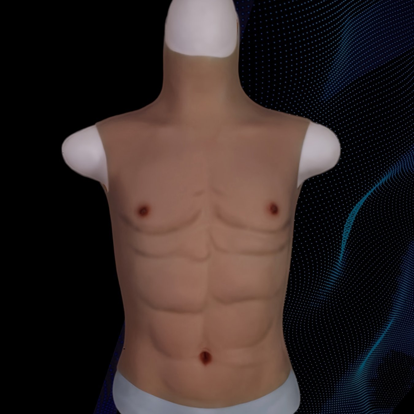 Realistic Silicone Stomach Muscles Cosplay 8 Pack Belly Macho Chest Mens  Artificial Simulation Muscle Skin Silicone Bodysuit - Toys & Games - Temu