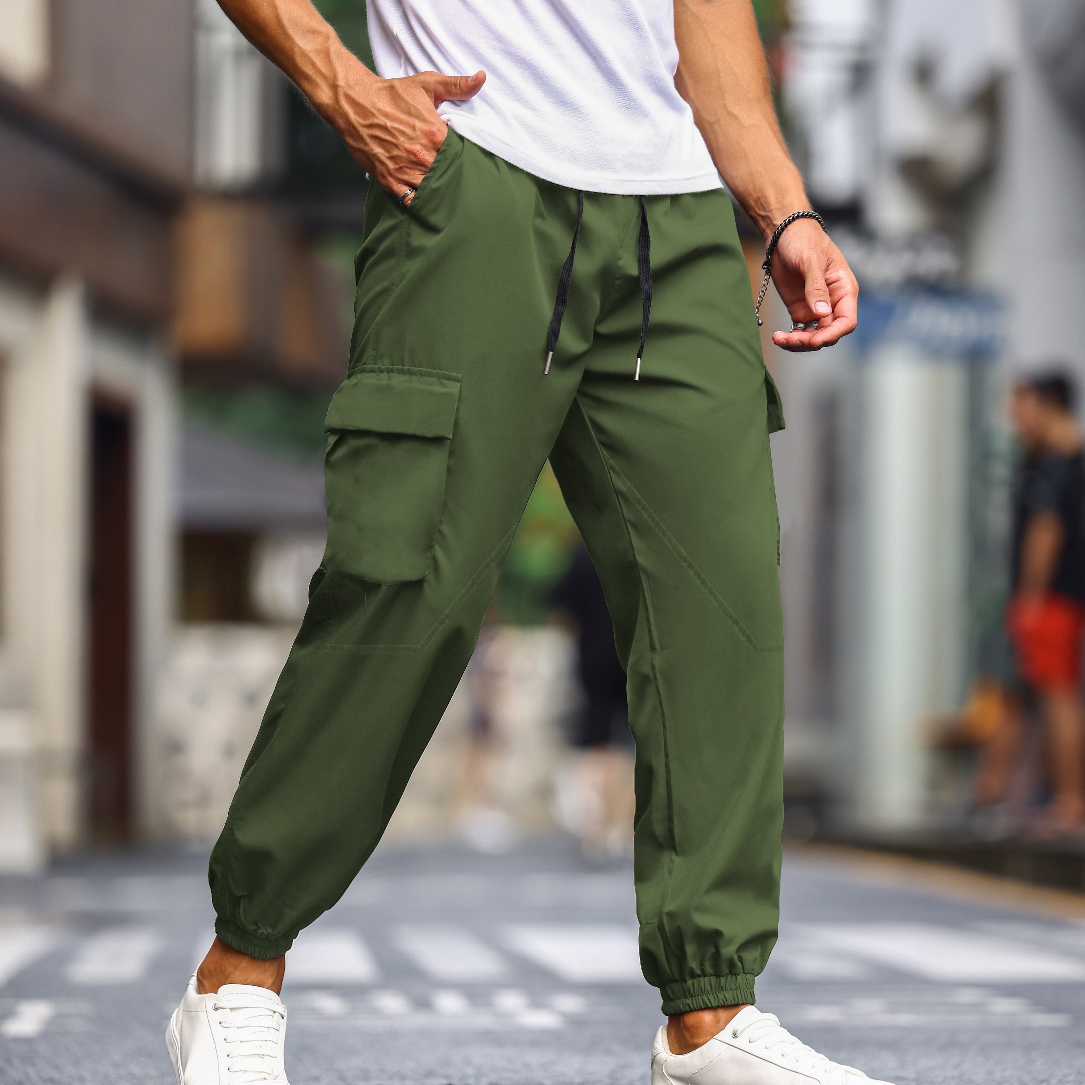 Juicy Trendz Mens Denim Work Jeans Combat Cargo Work Pants Heavy Duty Multi  Pockets Workwear Trousers at  Men’s Clothing store