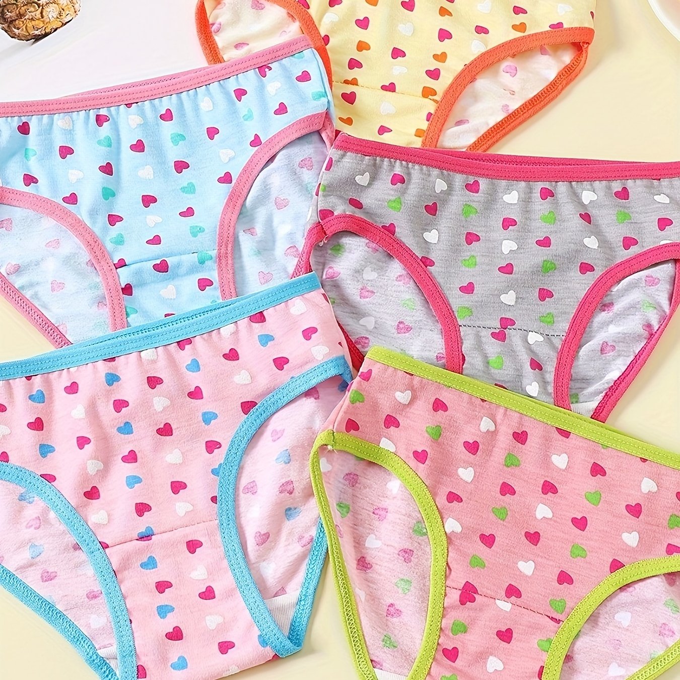 Toddler Girls 10 Pack Butterfly Print Panties - Multi Color