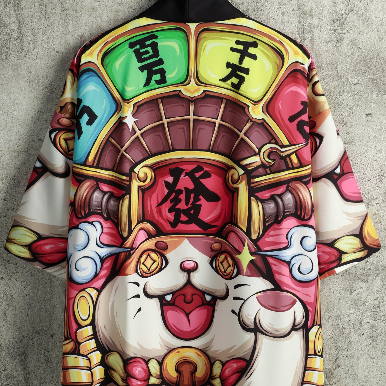 Anime Cartoon Cat Pattern Giacche Kimono Uomo Costume - Temu Italy