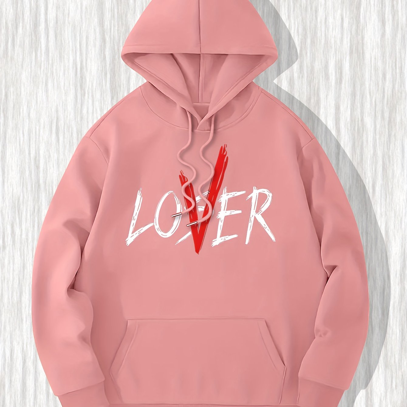 Lover loser 2025 hoodie pink