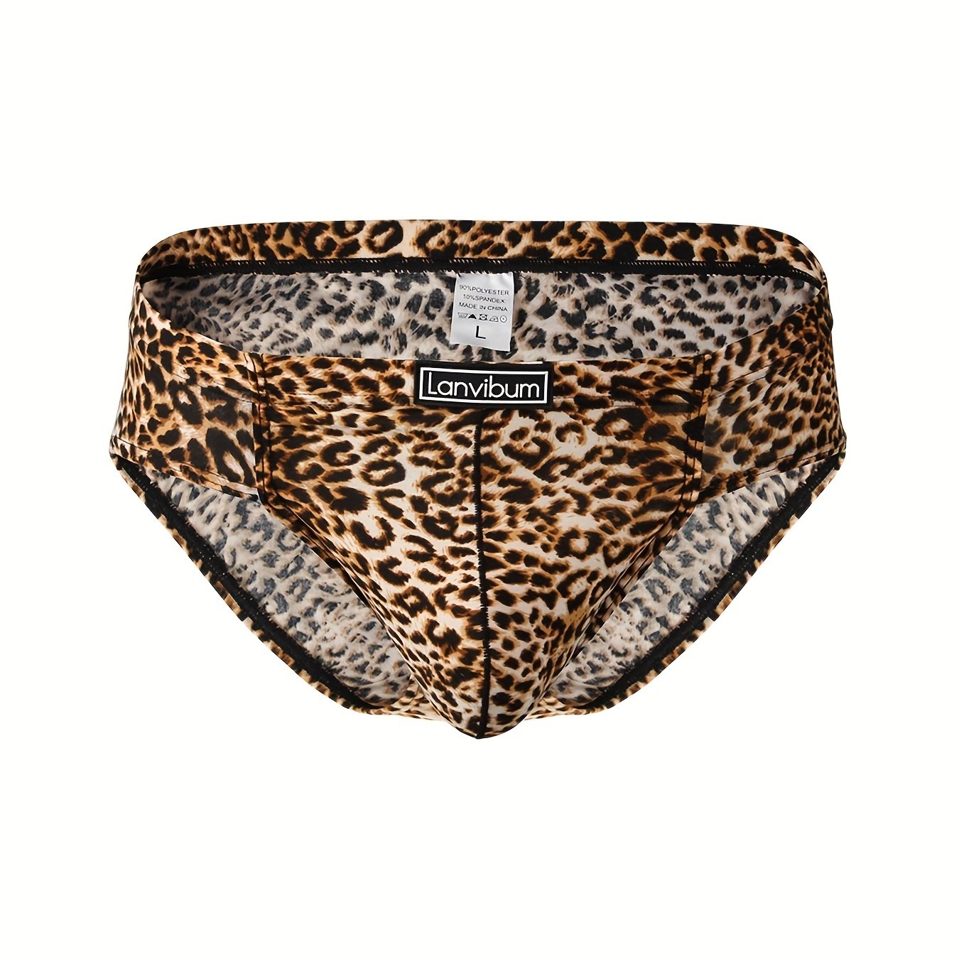 Cheap Men's Animal Print Boxer Briefs Sexy Protruding Bag Men's