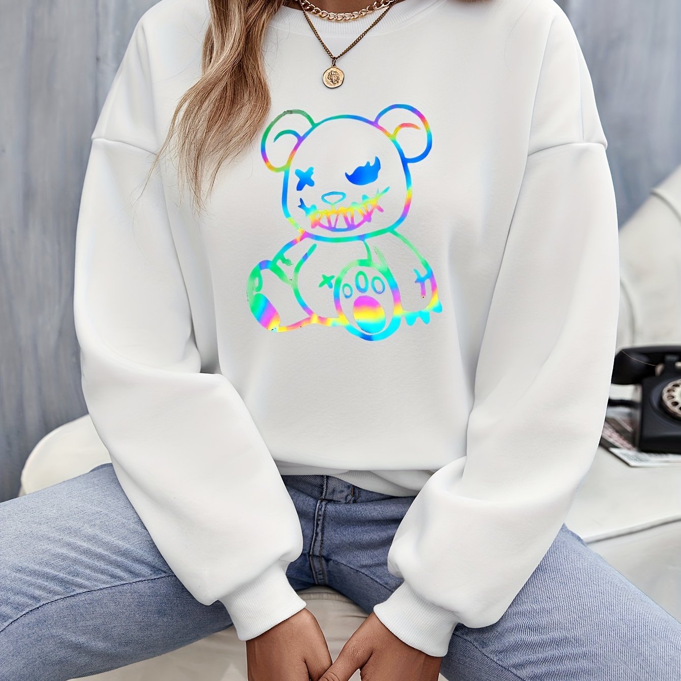 Sweater tie dye bt21 hot sale