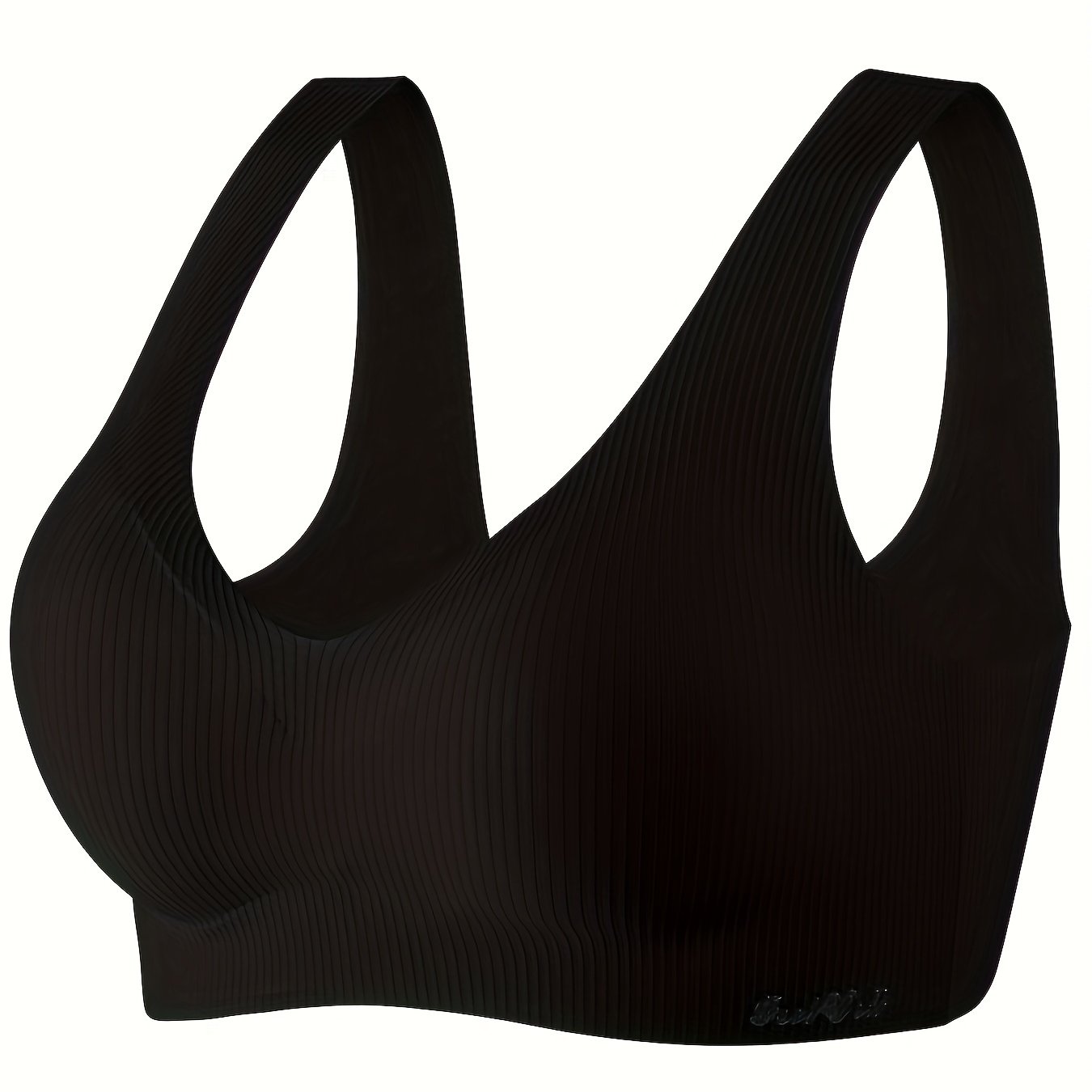 Seamless Solid Wireless Bras Comfy Stretchy Intimates Bra - Temu