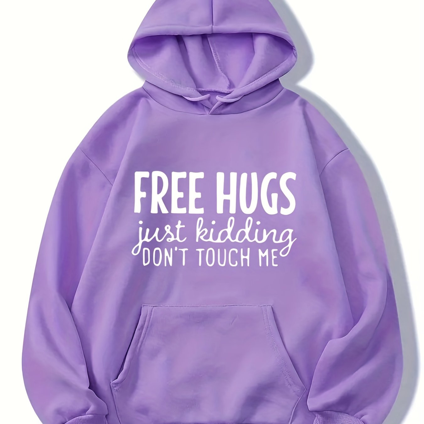TEMU Letter Slogan Print Pattern Women's Fashion Hoodie