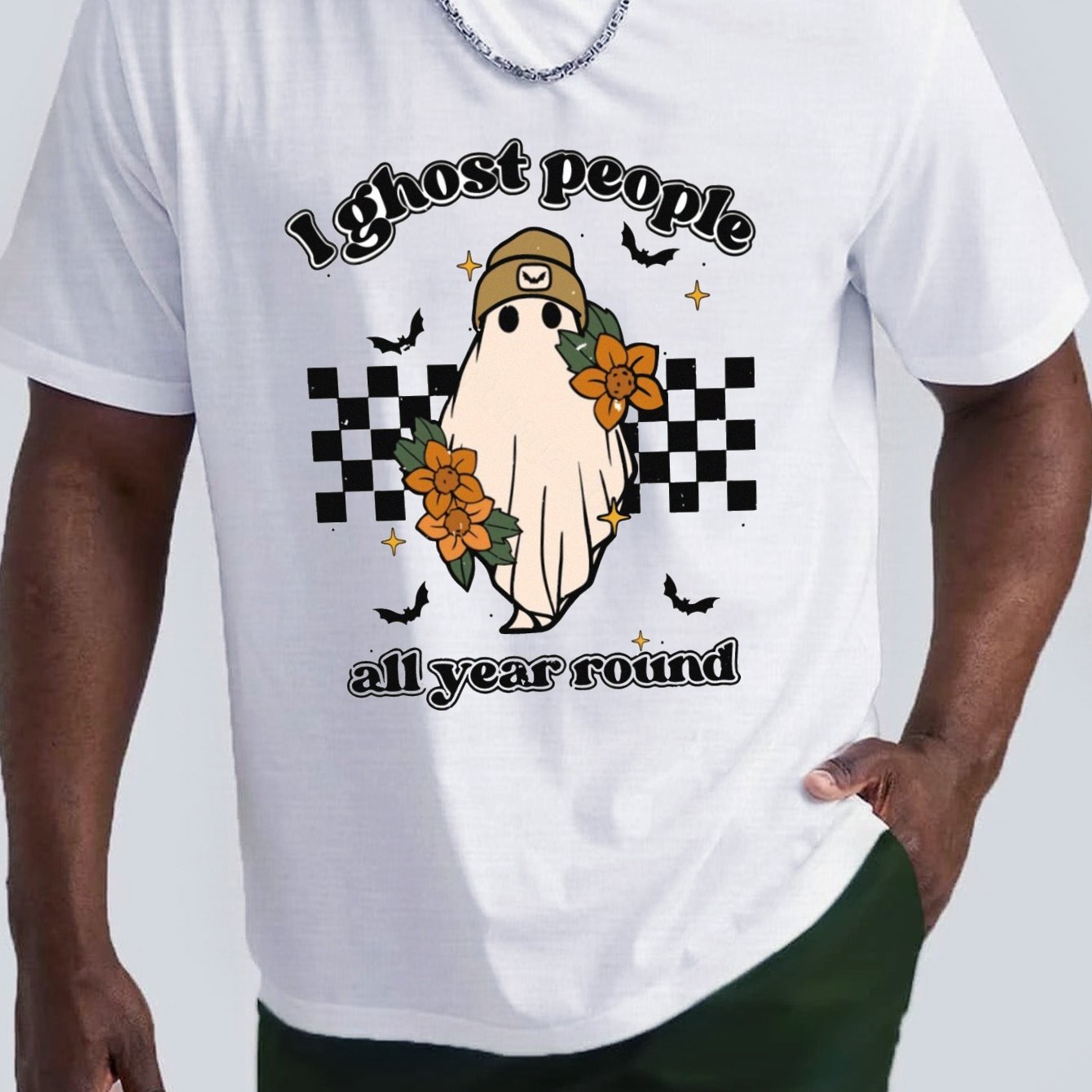 Halloween Men's Fashion T shirt save Boobies Ghost Graphic - Temu