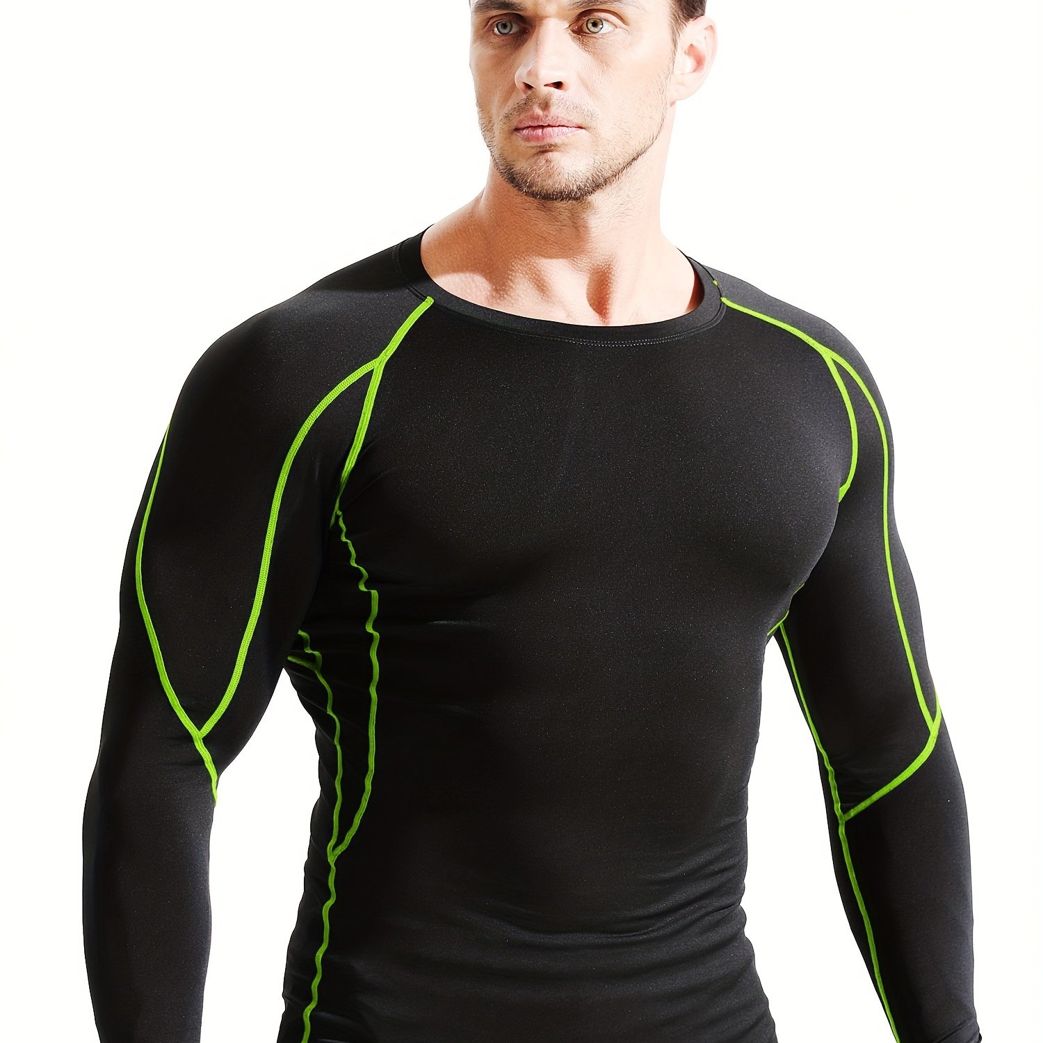 Compression Shirts Men Long Sleeve Athletic Cold Weather - Temu Netherlands