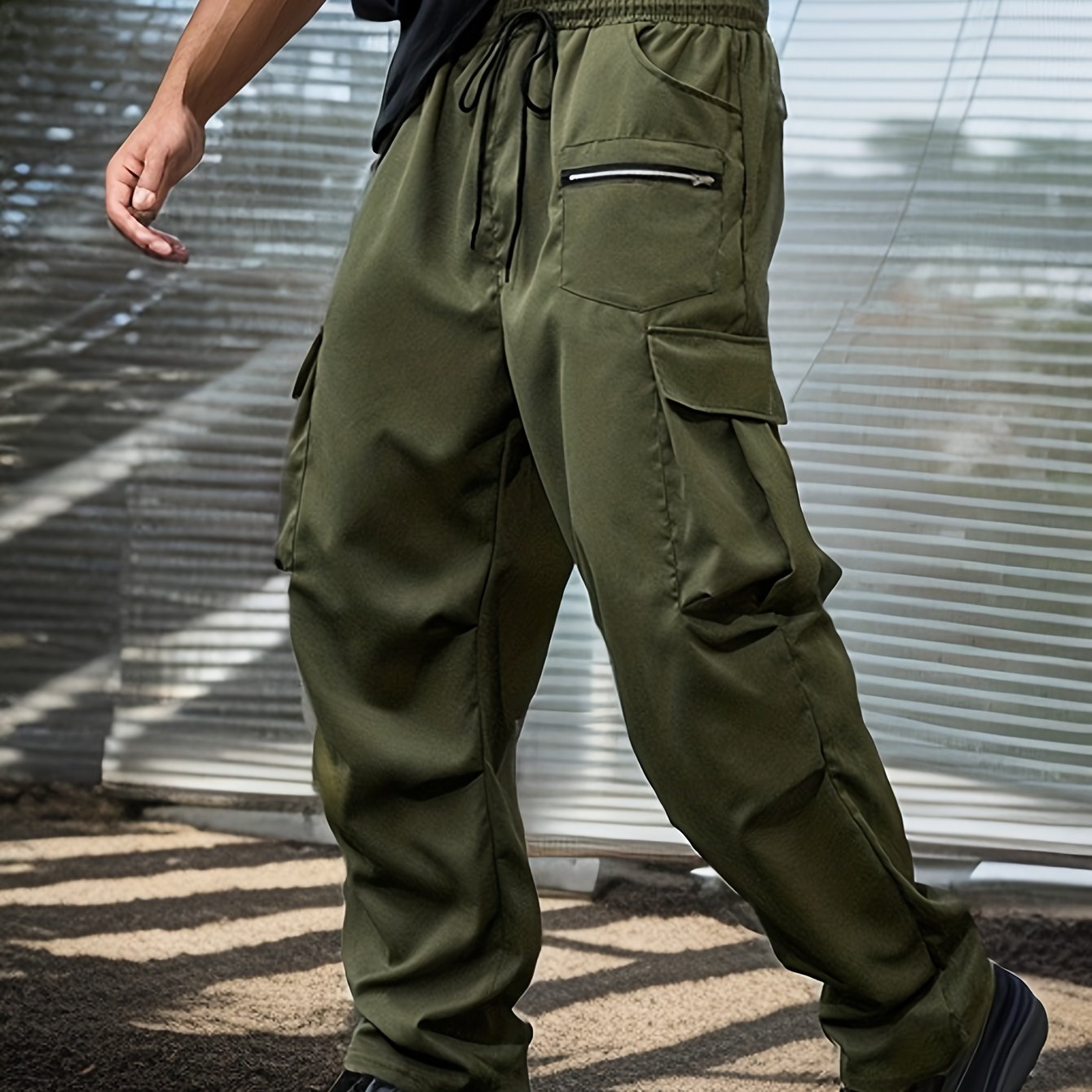 Plus Size Cargo Trousers For Men