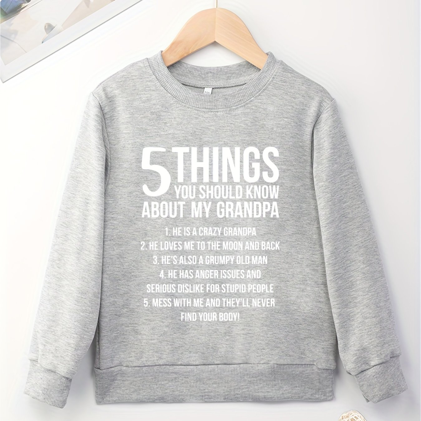 5 things you should know about my grandpa shirt