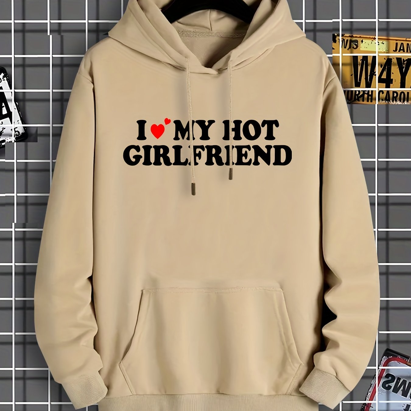 Interesting I Love My Girlfriend's Hoodie Pattern Cotton Street Apparel  O-Neck Birthday Gift Men/Women's Clothing – the best products in the Joom  Geek online store