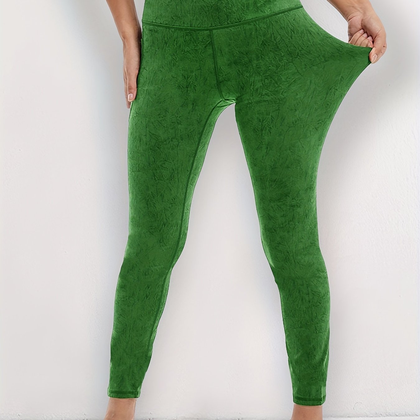 xinqinghao yoga leggings for women women pure color exercise to lift high  waist tight yoga pants trousers women yoga pants green xl