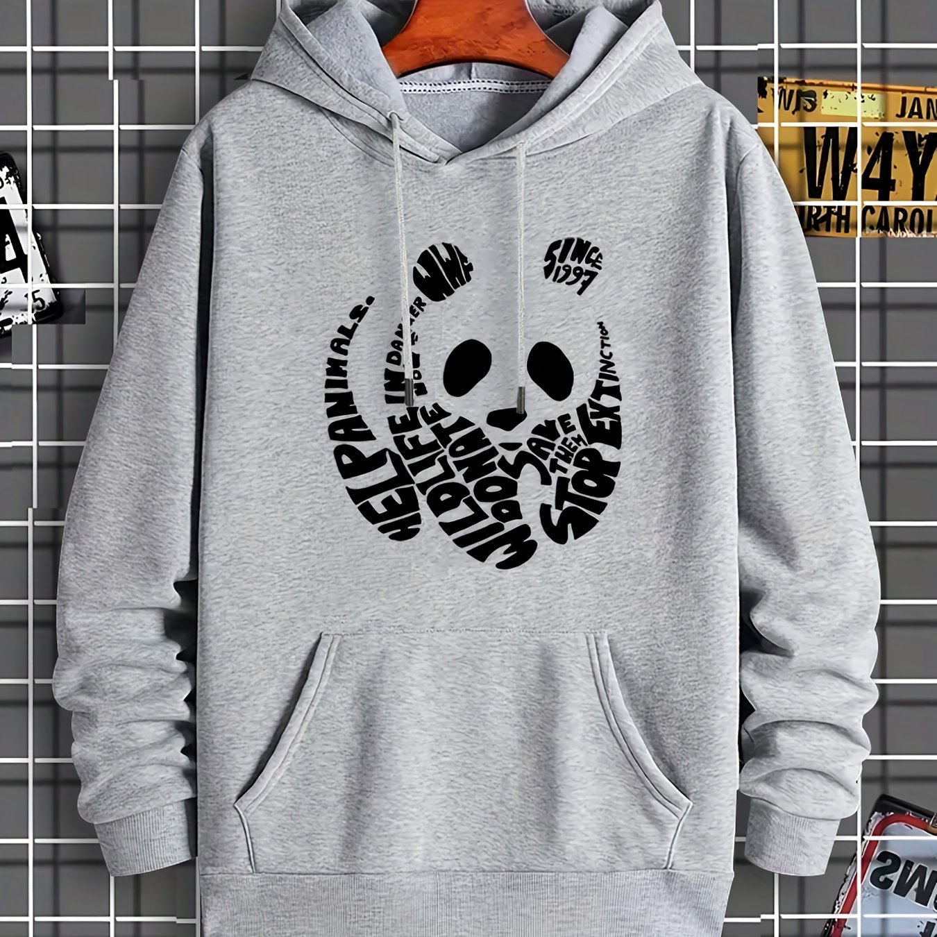 Panda hoodie for guys on sale