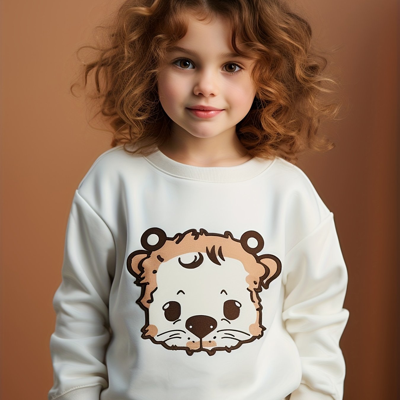 Moletom Infantil/crianças Com Estampa De Tigre Chorando, Design De Desenho  Animado Casual Gola Redonda, Pulôver Para Meninas/meninos, Ideias Para