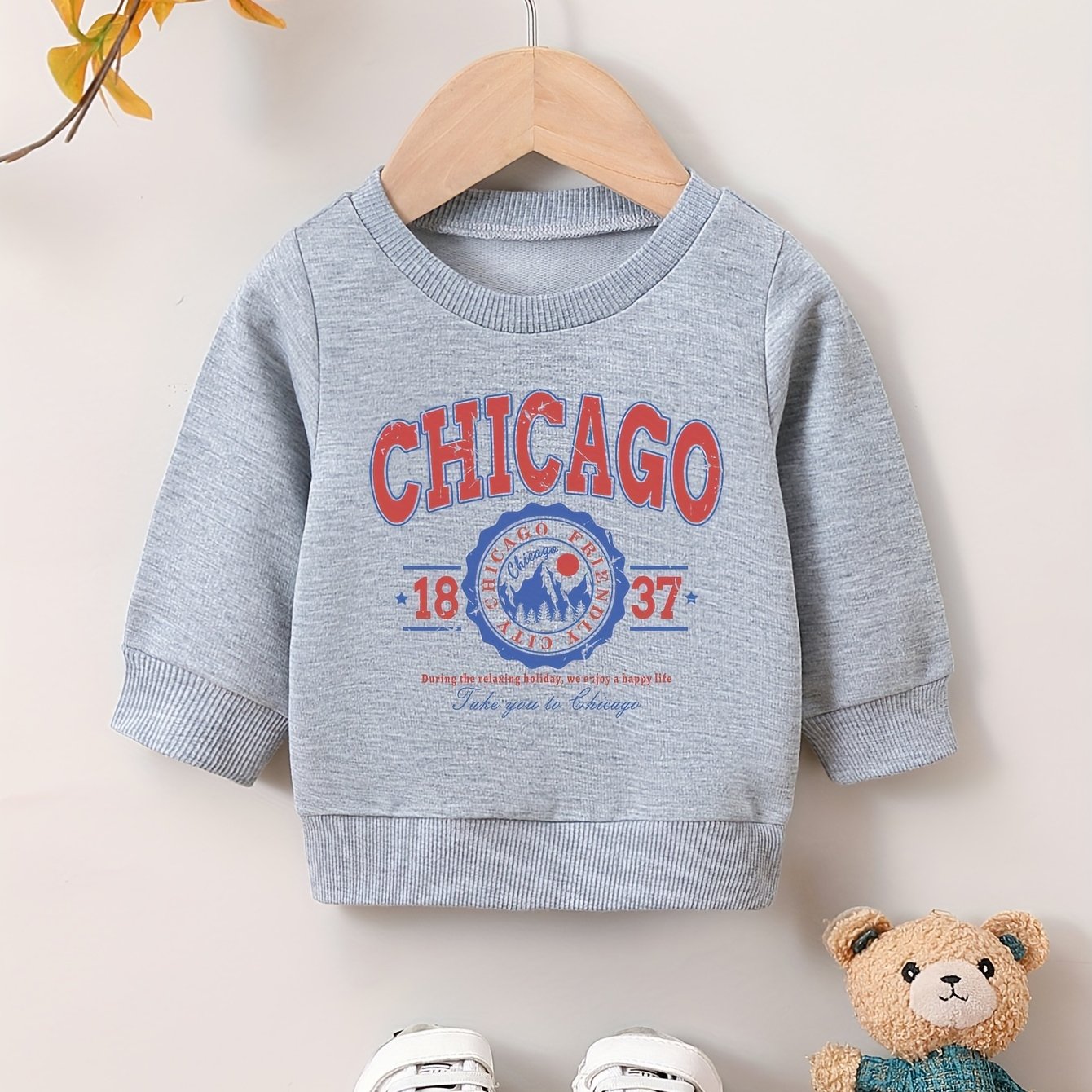 Chicago Bears Baby & Toddler Boys Long Sleeve Tee Shirt