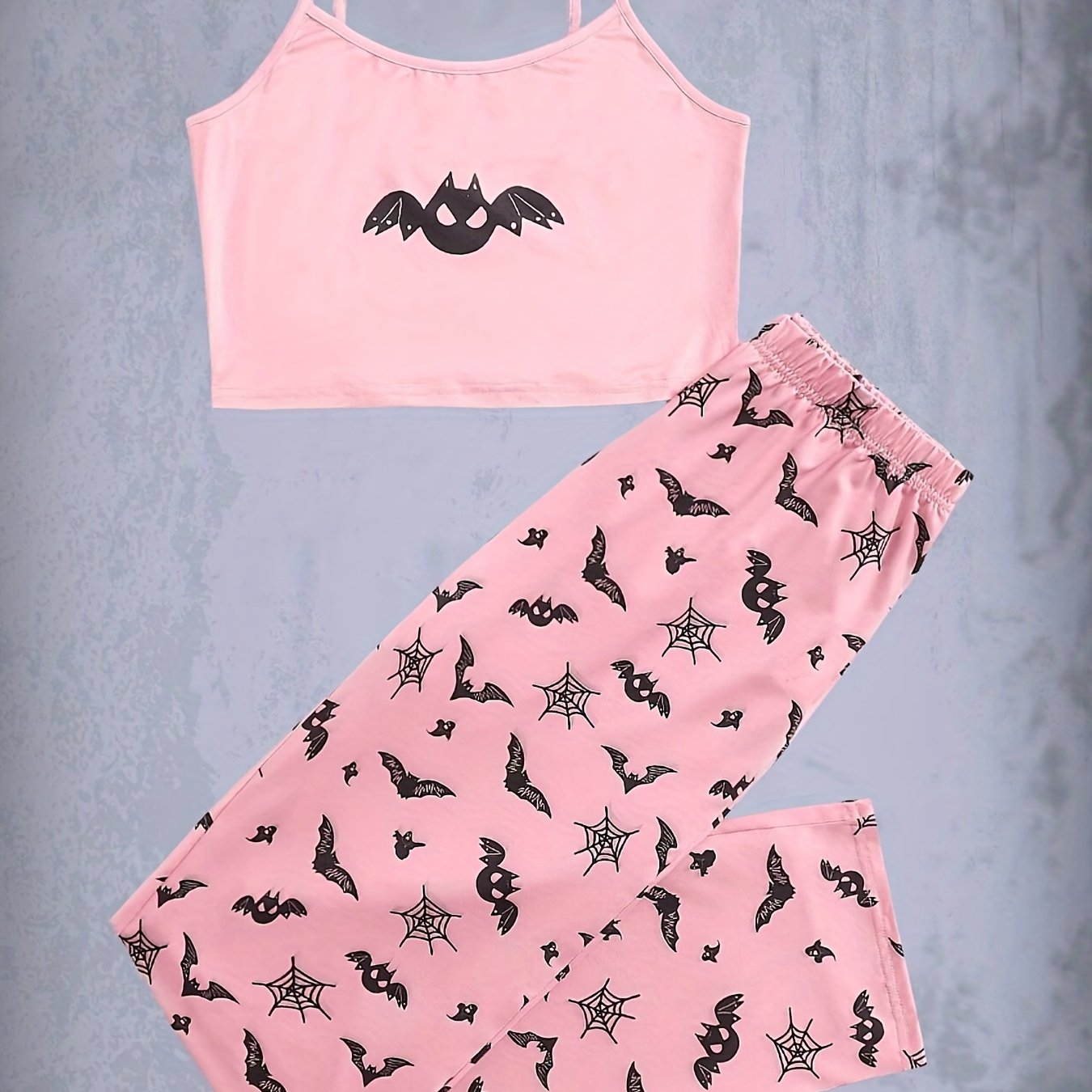 Cartoon Embroidered 3D Patched Flannel Cami PJ Set Cami Tops Shorts  Sleepwear (Color : Baby Pink, Size : M.) : : Clothing, Shoes &  Accessories