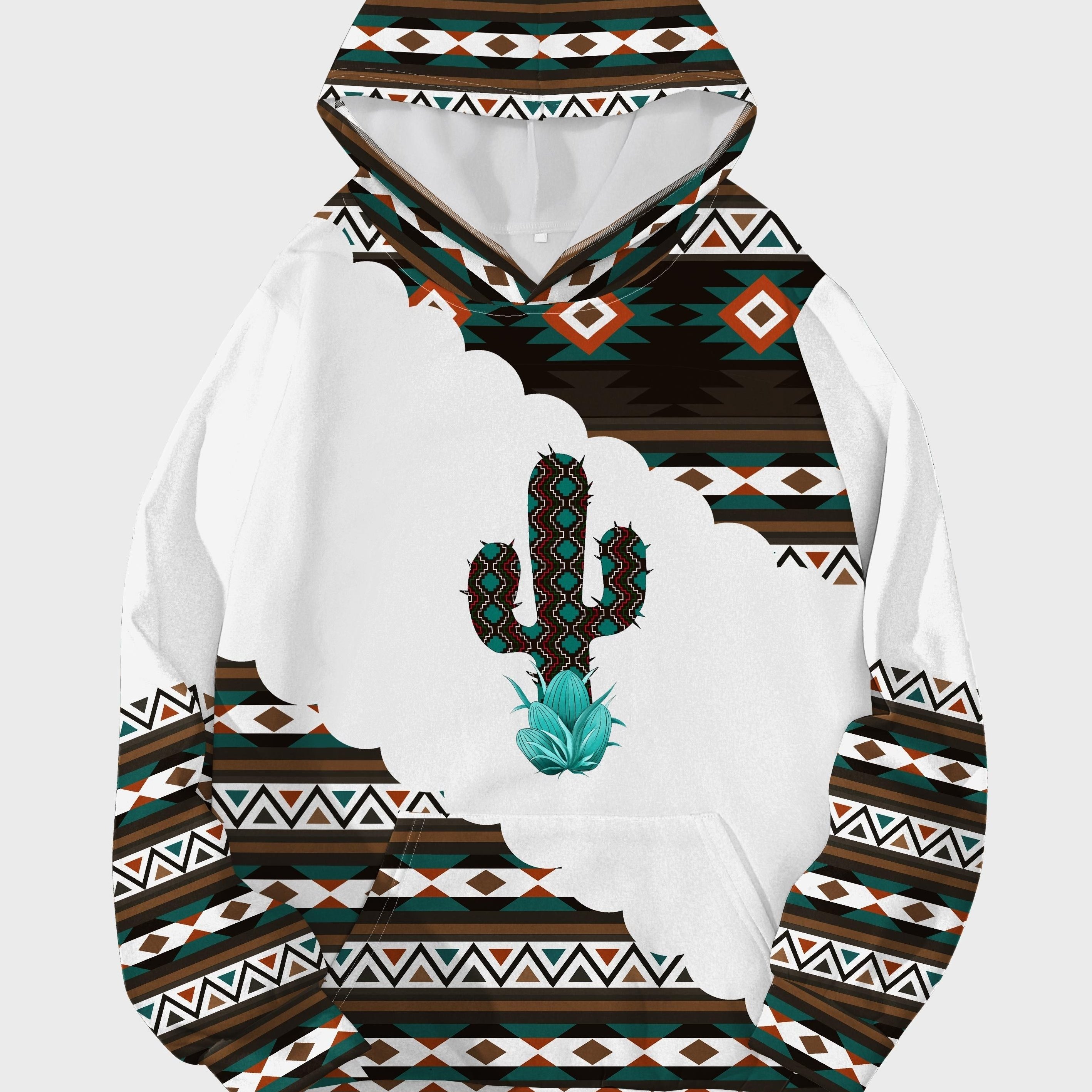 Western Cowboy Print Hoodie, Vintage Drawstring Kangaroo Pocket Hoodies  Sweatshirt, Women's Clothing - Temu