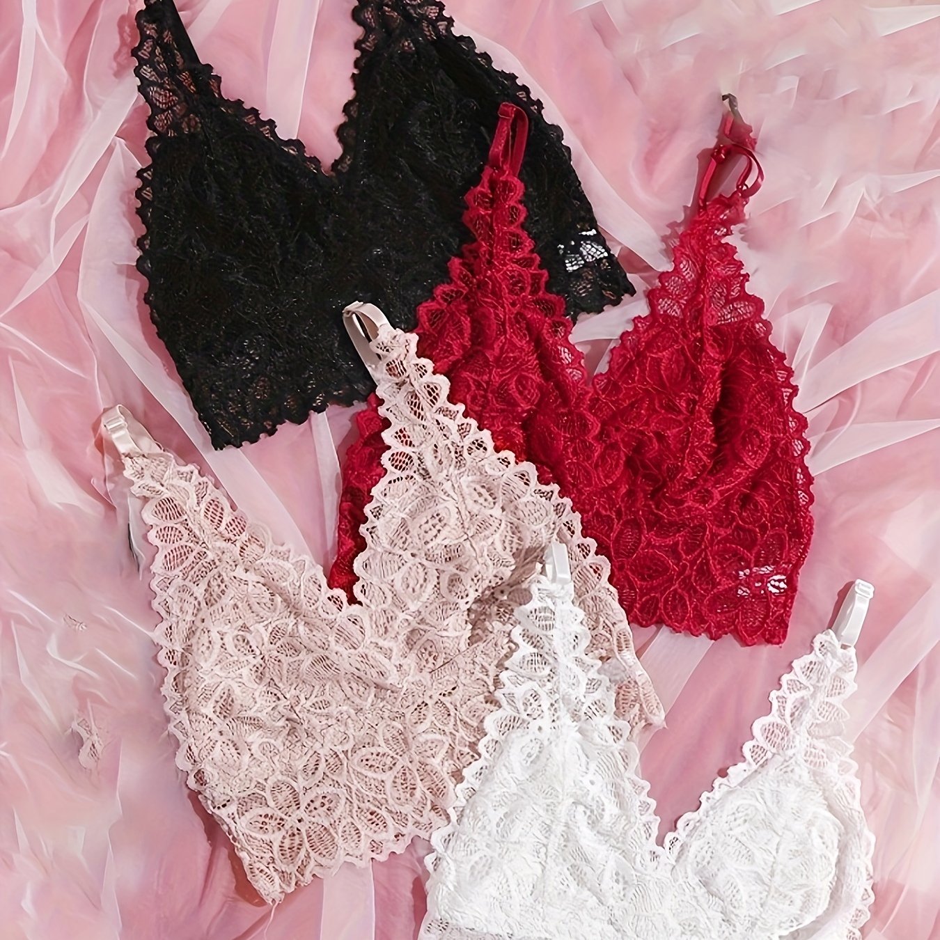 4- Sexy, Fashionable, Comfortable, Thin Bra French Women's Underwear