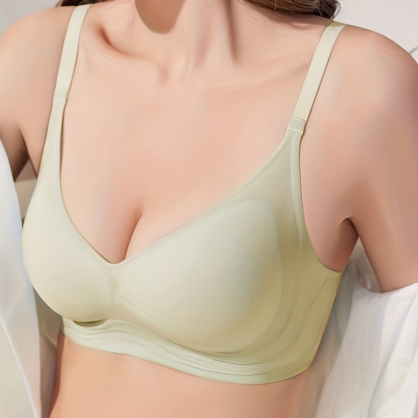 Soft wire-free push bra [Grey Marl] – The Pantry Underwear