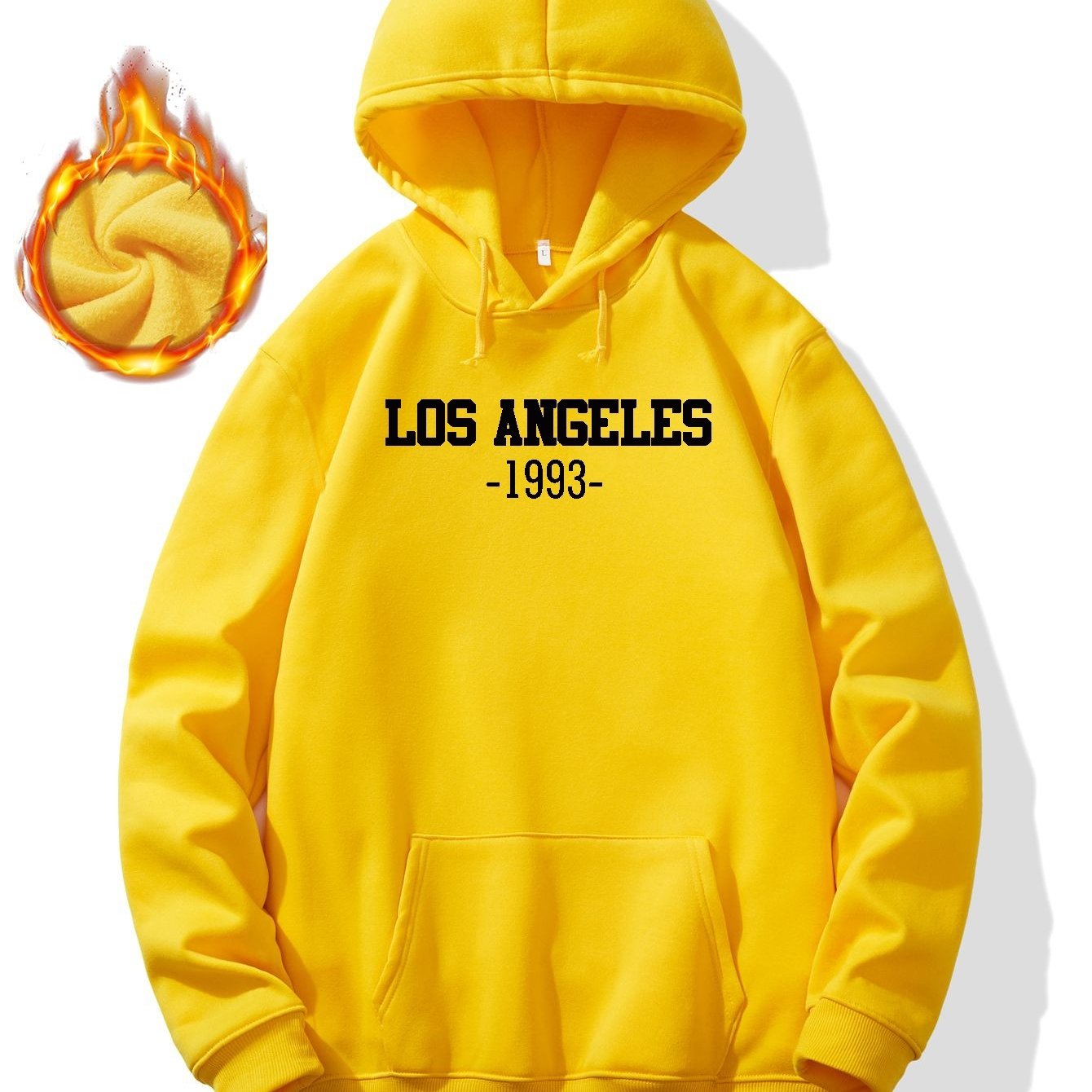 los angeles print hoodie cool hoodies men men's casual Temu