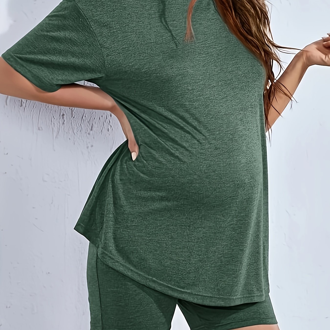 Lapasa Green Maternity Short Sleeve T-Shirt Women's Size Medium - beyond  exchange