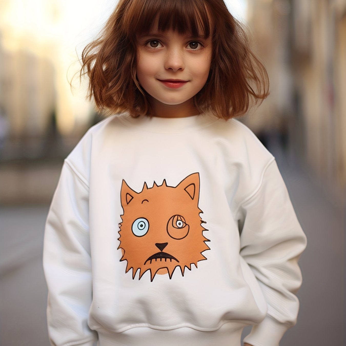 Felpa Per Bambini Con Design Divertente Lupo, Pullover, Novità, Cartoni  Animati, Per Ragazze/ragazzi, Idea Regalo Per Le Vacanze Di Natale - Temu  Italy