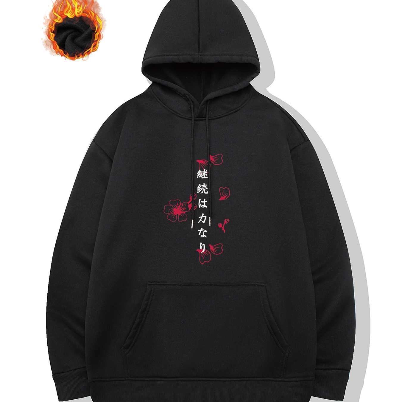 Red on sale japanese hoodie