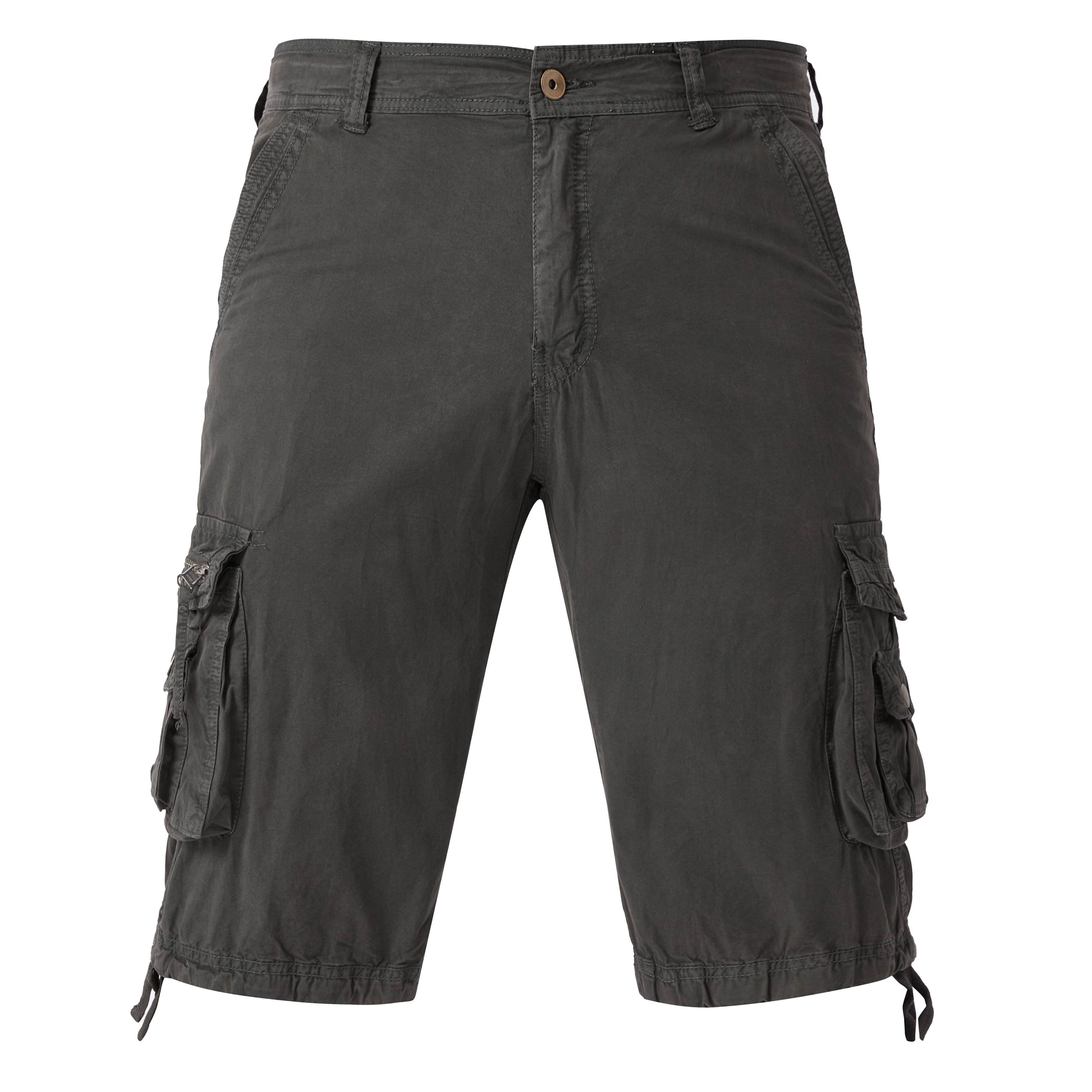 Solid Cotton Breathable Men's Cargo Short Pants Lightweight - Temu