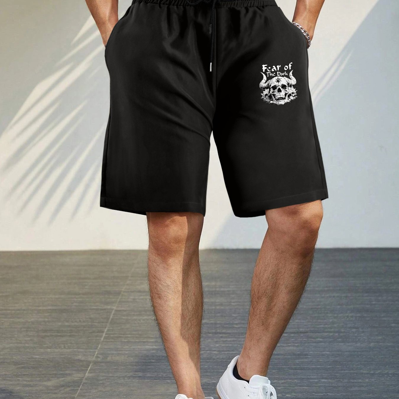 Hombres con estampado geométrico con cinturón de satén Bata & Shorts con  pantalones Conjunto de pijama, Mode de Mujer