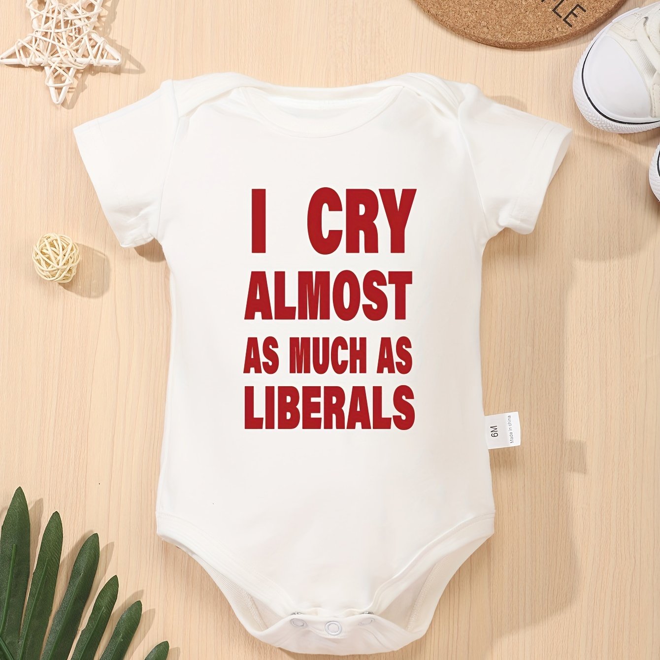 100 cotton cry much liberals letter print comfortable - Temu Italy, image size:1340x1340