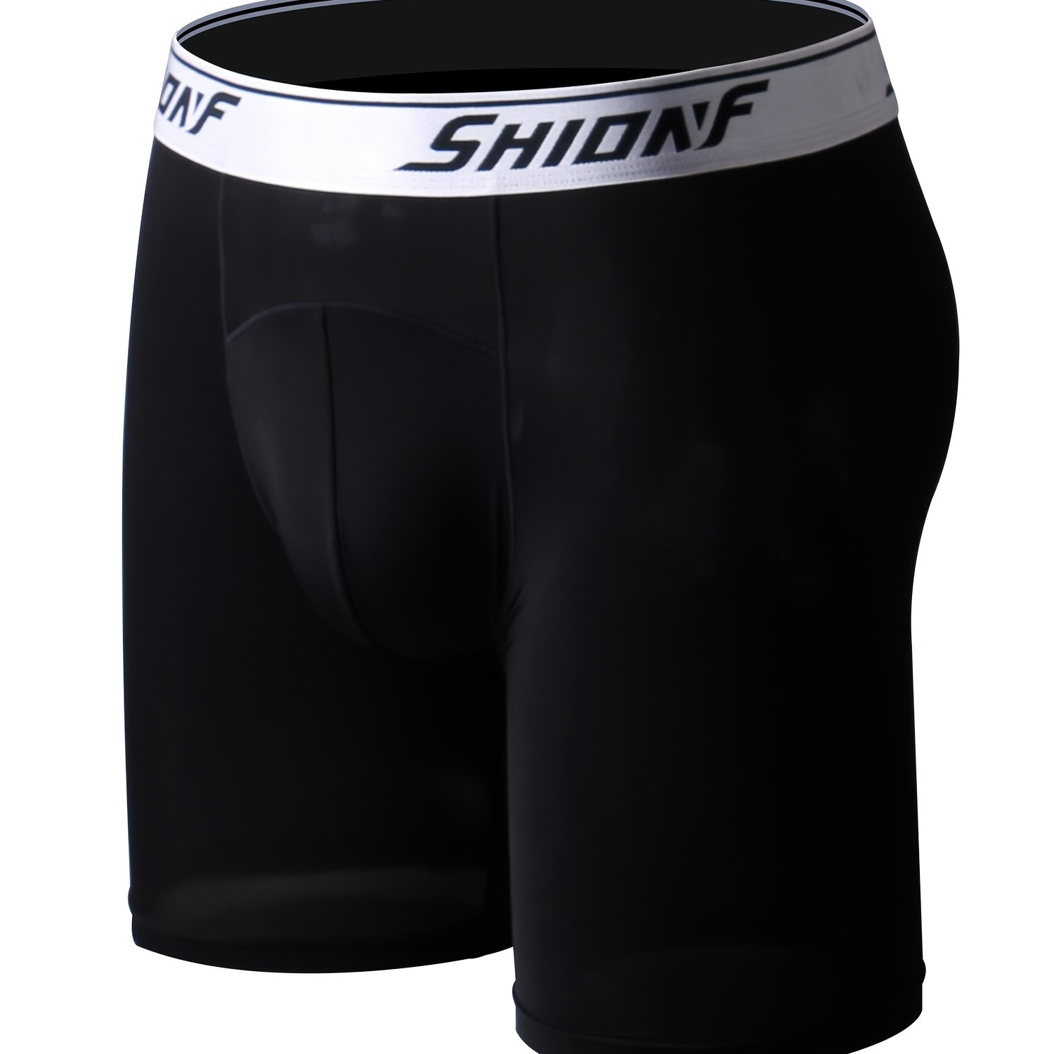 Large Size Men' Thin Underwear Black, Plus Size